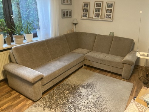 Graues ecksofa - graues,