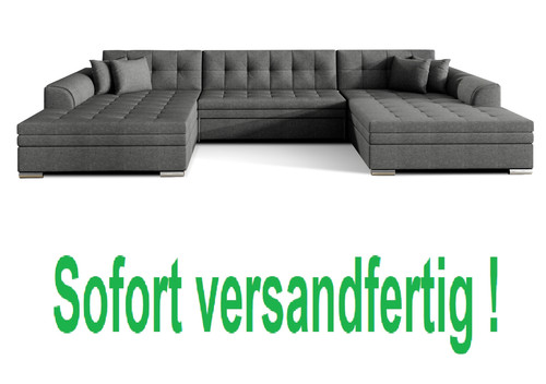 Grau stoff form xxl - grau, u-form