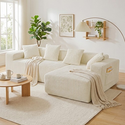 261cm ecksofa form couch - 261cm, l-form