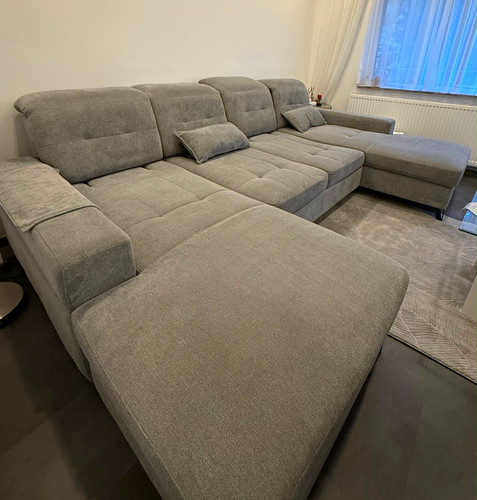 Ecksofa wohnlandschaft stoff - ecksofa,